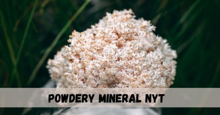 powdery mineral nyt